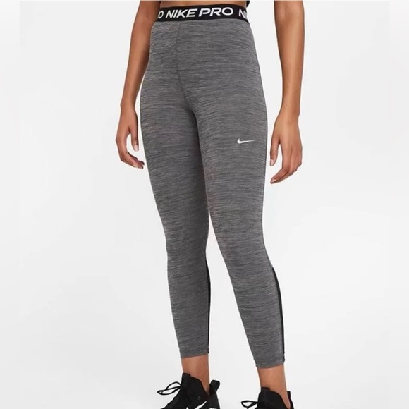Nike pro dri-fit leggings heather gray size xs - Picture 1 of 8